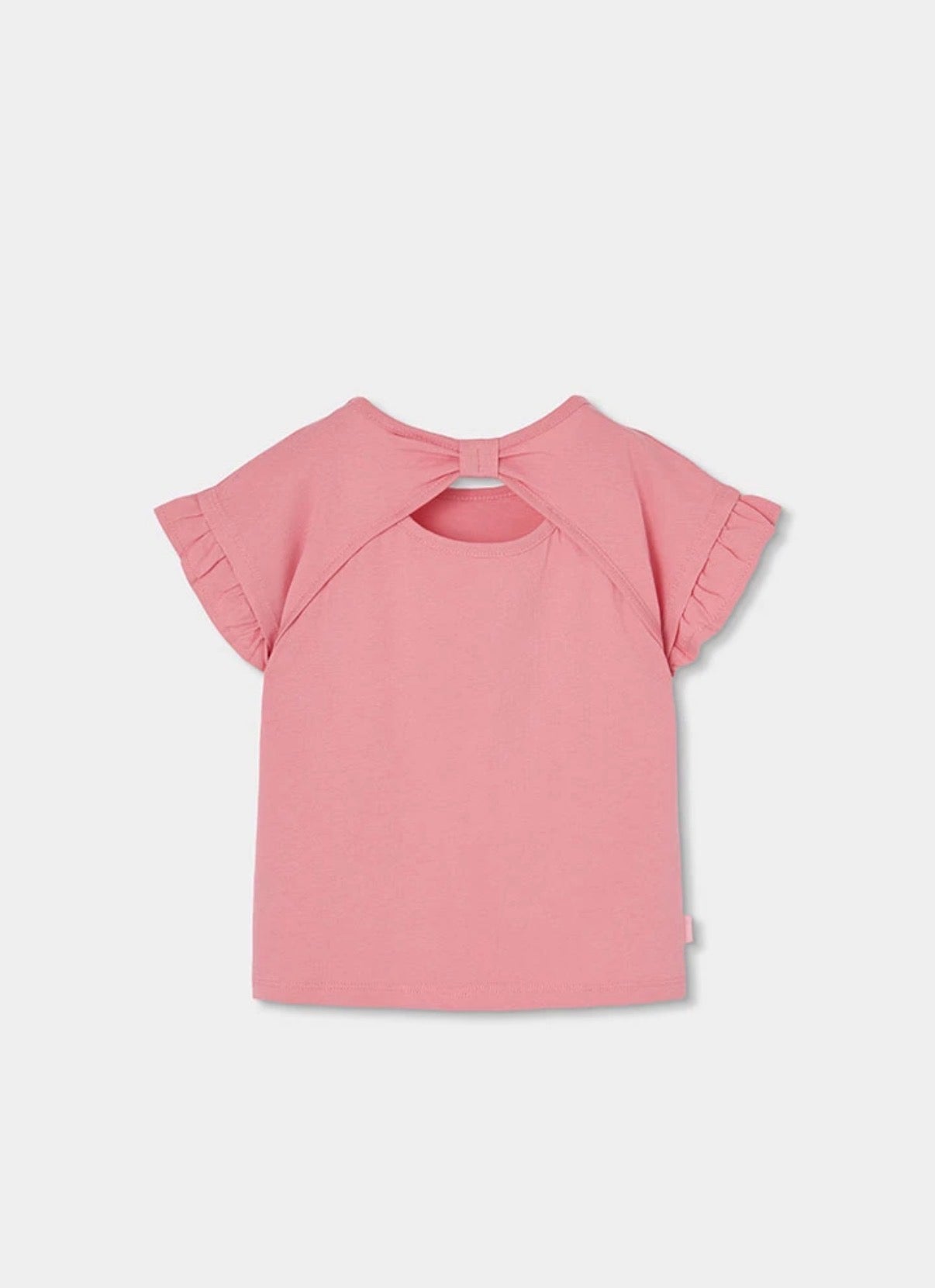 Camiseta de manga corta flores