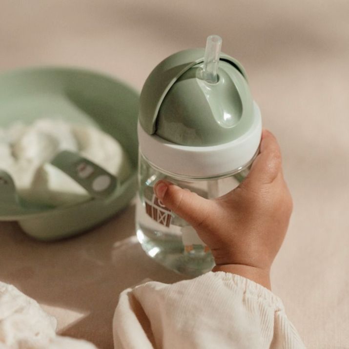 Vaso con Pajita Mepal Mio Little Dutch Little Farm 300 ml
