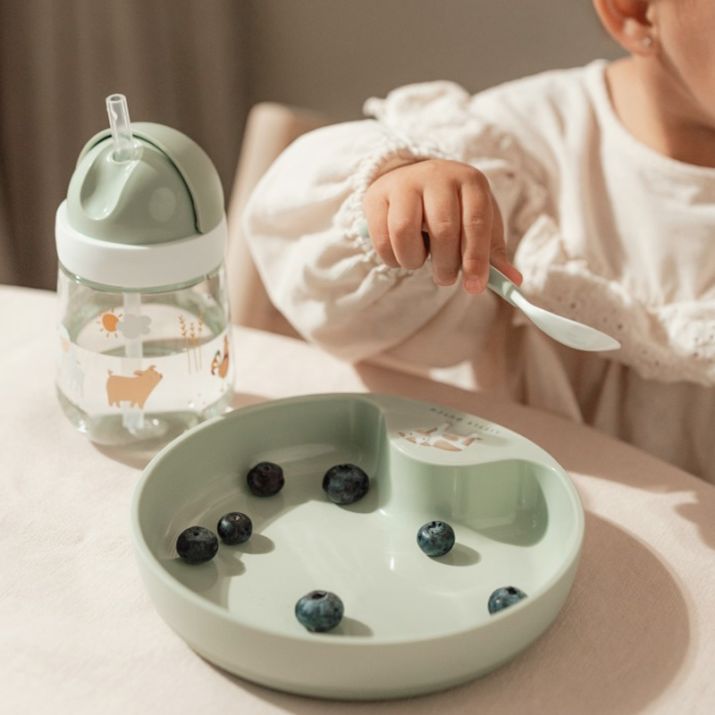 Vaso con Pajita Mepal Mio Little Dutch Little Farm 300 ml